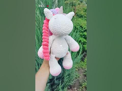 Єдиноріжка #іграшкигачком #вязанііграшки #handmade #toy #diy #єдиноріг ...
