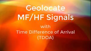 Demo of TDoA using the SDR.hu radio receiver network