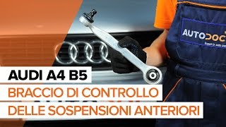 Come sostituire Braccio sospensione AUDI A4 Avant (8D5, B5) - tutorial