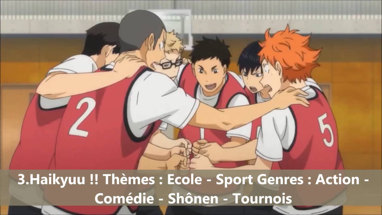 Top 6 Meilleurs Animés Sport