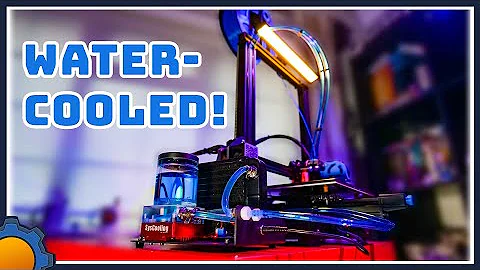 This #3Dprinter is water-cooled!