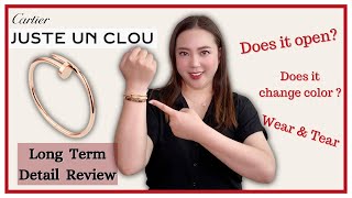 Living With A CARTIER JUSTE UN CLOU Bracelet | LongTerm Wear And Tear Review | My First Luxury