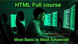 HTML 5 course Class 1 Syntax Frontend - Backend Notepad vs VS code 