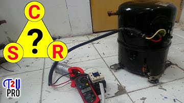 How to trace AC compressor running starting and common point | AC Compressor wiring connection setup