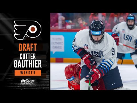 Philadelphia Flyers Cutter Gauthier 39 2022 NHL Draft Orange Jersey Reverse  Retro - Robokeg - Robokeg