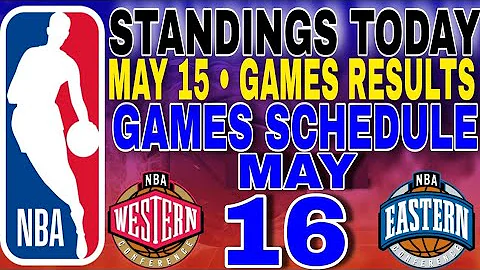 nba playoffs standings today may 15, 2024 | games results | games schedule may 16, 2024
