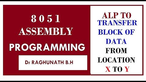 #BECL456A   8051 Program to move a block of n bytes of data from source (30h) to destination (40h) .