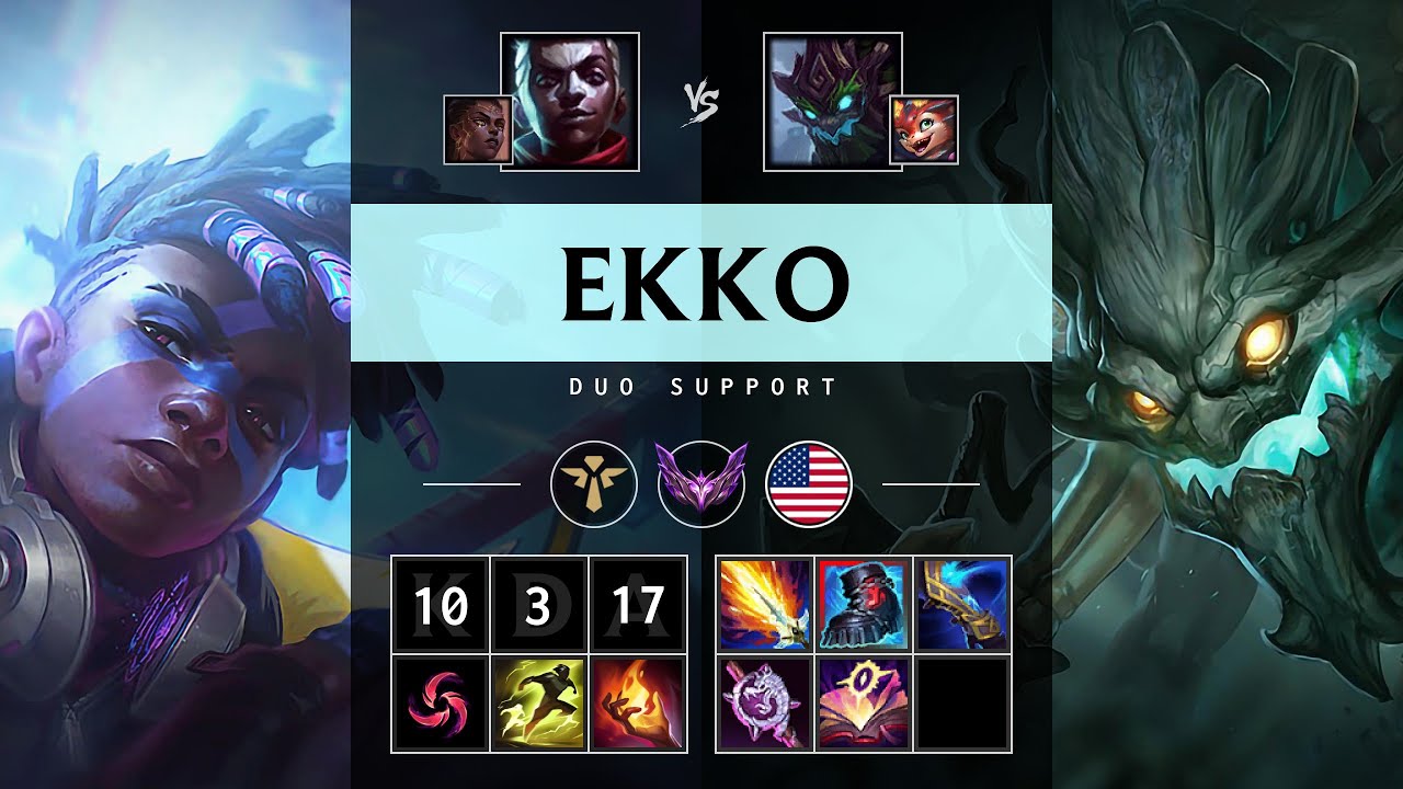 Ekko Support vs Maokai - NA Master Patch 25.19