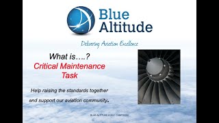 What is....?  'Critical Maintenance Task'