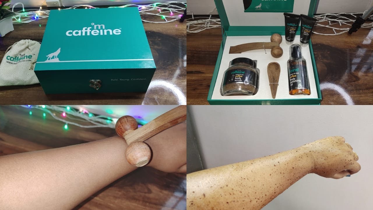 Mcaffeine De-Stress Gift Kit Honest Review + How to Use | Body Spa At Home| Mcaffeine | By Amrin Ali