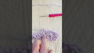 Beginning of Row 2 of Soft and Cuddly Baby Blanket screenshot 4