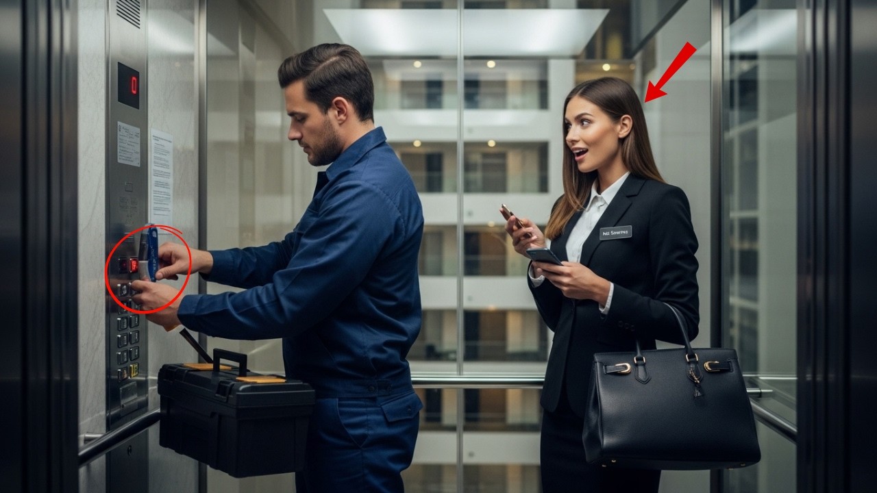 CEO Multimillonaria Quedó Atrapada en el Ascensor con un Técnico — Lo Que Arregló en 60 Segundos La.