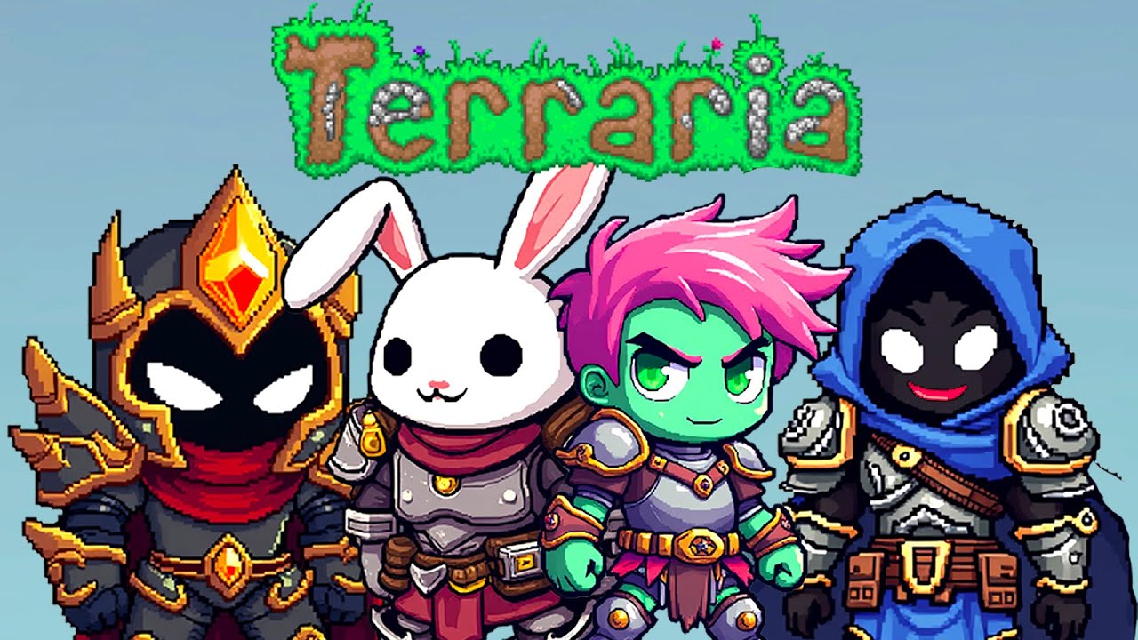 4 GORDOS TRYHARDS vs TERRARIA MODO MAESTRO 💀