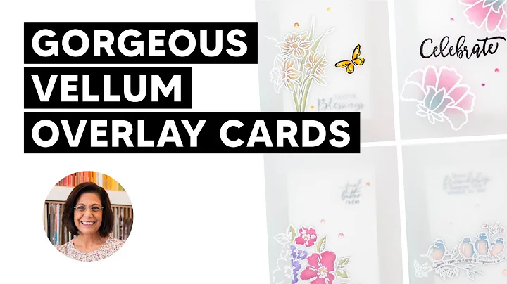 Make Gorgeous Vellum Overlay Cards Using Alcohol M...