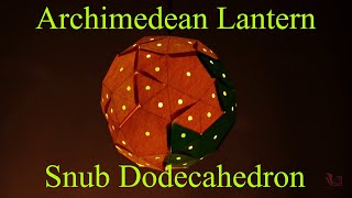 Archimedean Lantern | Snub dodecahedron | English