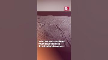 Latest Video Shows How Pragyan Rover Changed Its Route On the Moon