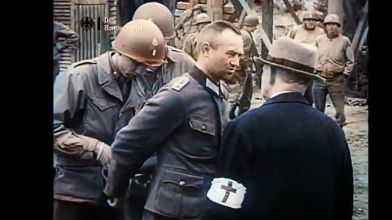 Last Minutes of Curt Bruns | First Nazi Officer Executed by U.S. Forces in WWII