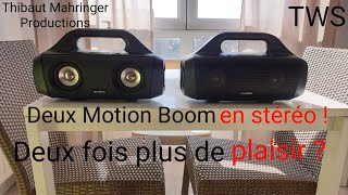 Test de la Motion Boom en stéréo ! Deux fois plus denceintes pour deux fois plus de plaisir ? 😏