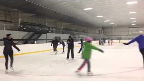 Carlie on ice