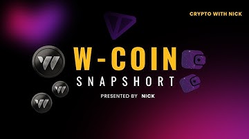 W Coin Airdrop and Listing Date: Snapshot Set for October 27 #crypto #airdrop #wcoin