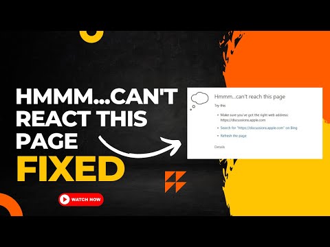 Hmm..Can't React This Page Took Too Long To Respond(Chrome & Edge)
