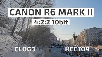 Canon R6 Mark II CLOG3 Testing