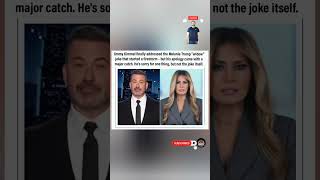 🚨🎤😬 JIMMY KIMMEL SAYS 'SORRY' TO MELANIA TRUMP FOR ONE THING ONLY. #shorts#viral#breakingnews#fyp