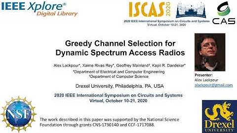 Greedy Channel Selection for Dynamic Spectrum Access Radios