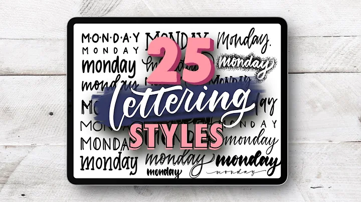 25 Hand Lettering Styles - Tutorial + Tips! | LETT...