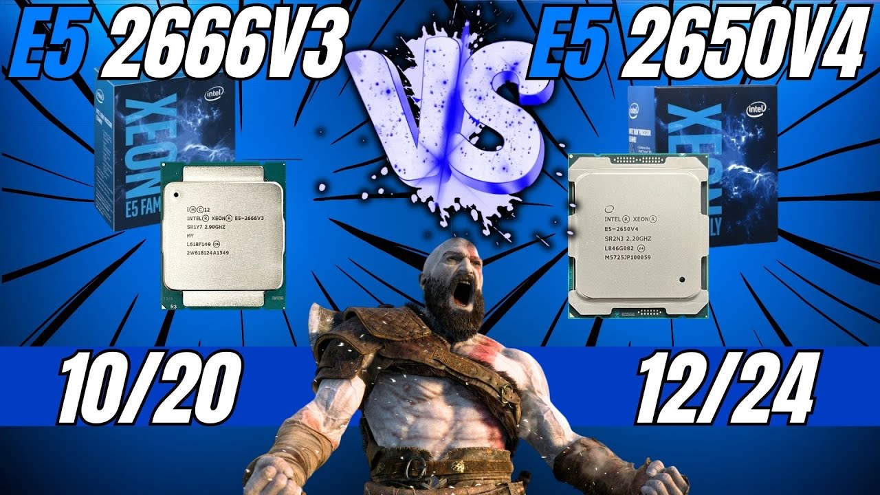 E5 2650 V4 vs E5 2666 V3 - Qual e melhor para Jogos? - YouTube