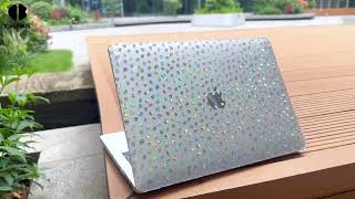 Casebus Case for MacBook Crystal Diamond Design Ultra Thin Hard Shell Protective Cover