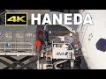 [4K] ANA ground handring from arrival to departure / 飛行機はパイロットだけでは飛ばせません (4) / 羽田空港 / Haneda Airport