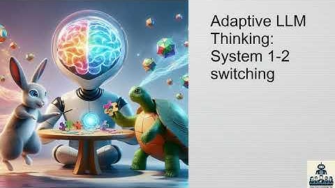 Adaptive LLM Thinking: System 1-2 switching