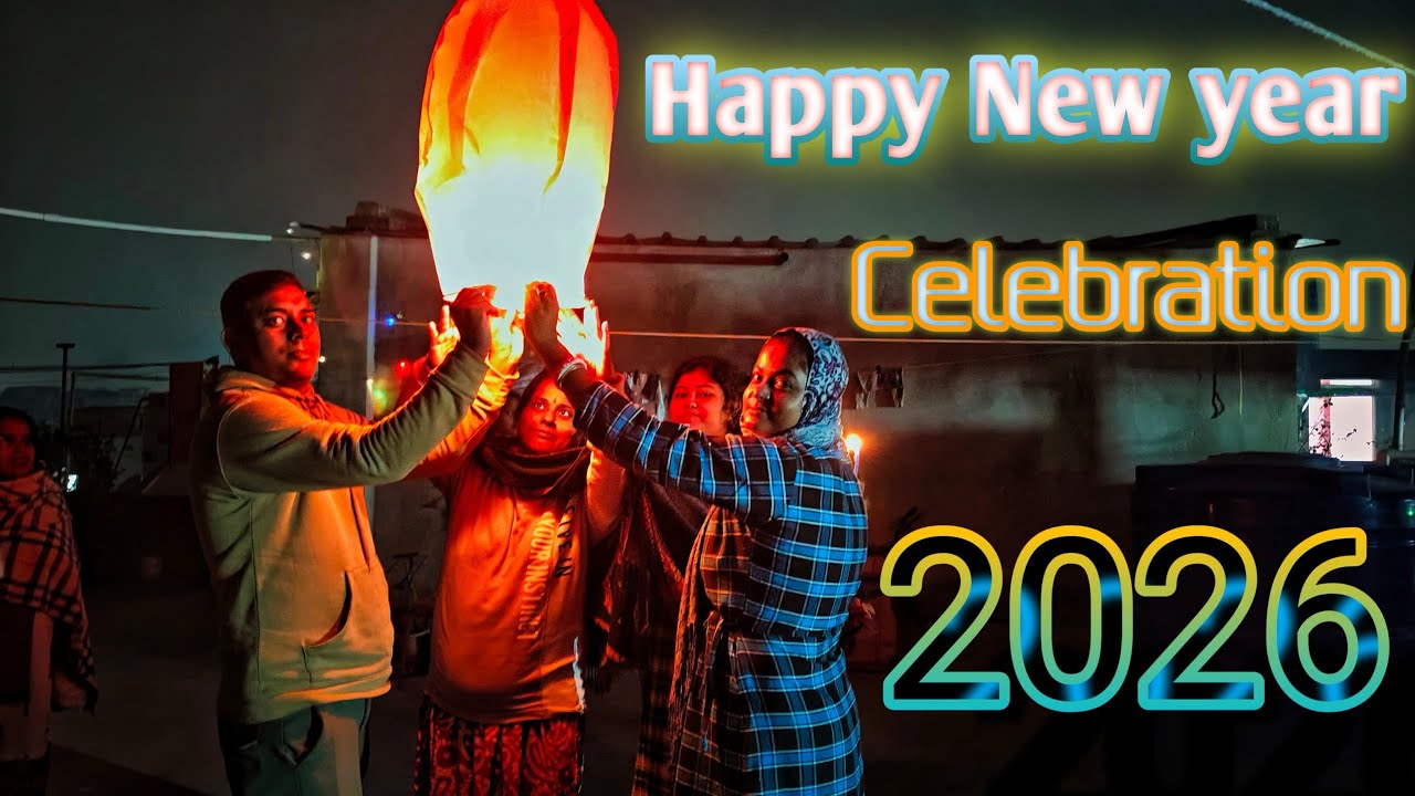 Mid Night New Year Celebration 🎉 