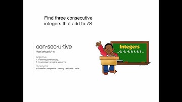 The sum of 3 consecutive integers
