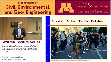 Warren Lecture Series - Yinhai Wang (Jan 31, 2020)