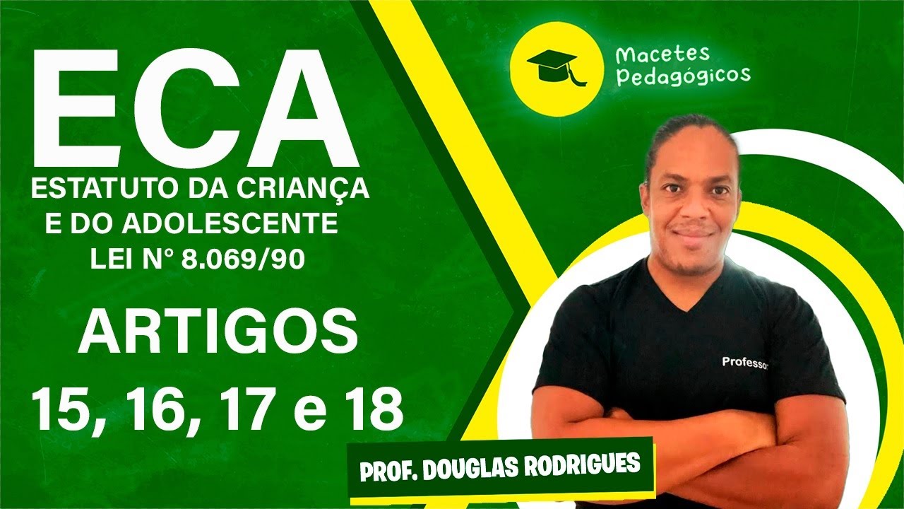 ️ ECA - Estatuto da Criança e do Adolescente - Lei Nº 8.069/90 Artigos ...