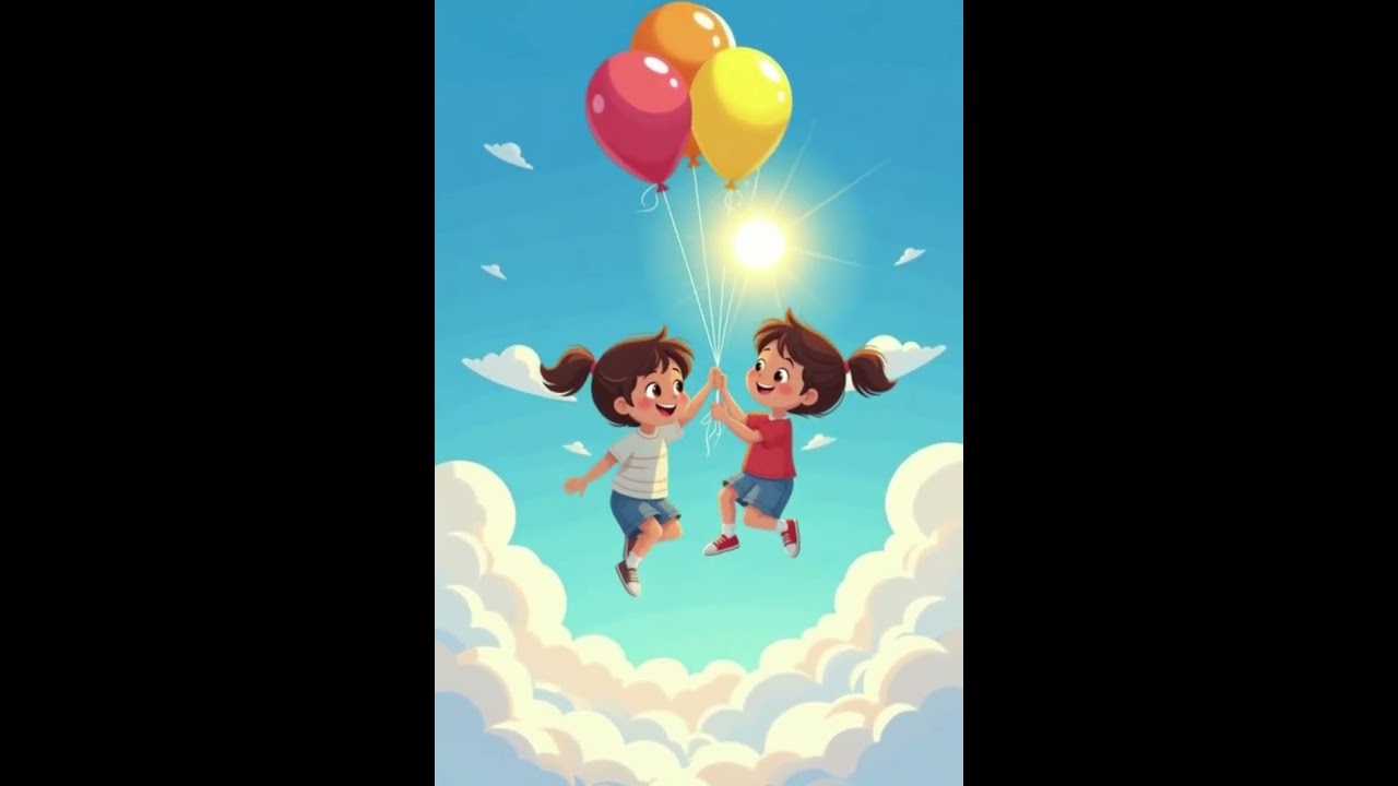 The Talking Balloon 🎈 | Zamal and Dua’s Sky Adventure | Moral Story for Kids in Urdu & English