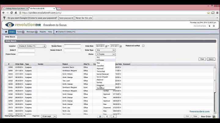 Ovitsky Vision Care- Tutorial #2 Optical Orders