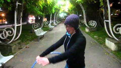 Double hoop trick -  tutorial with Jams - vertical jump through