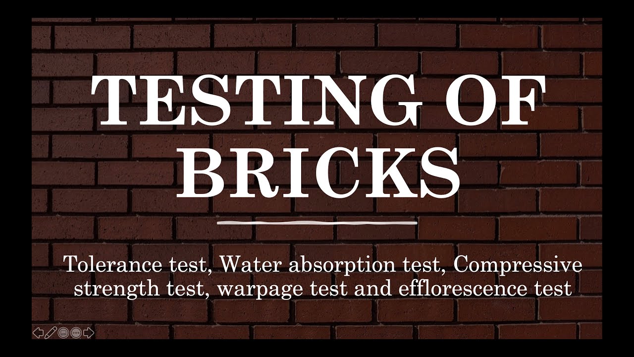 Testing of Bricks YouTube