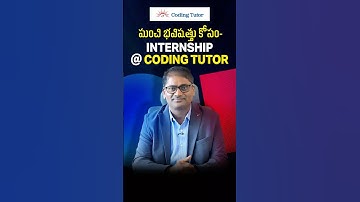 Internship + Job = Coding Tutor