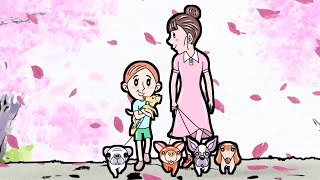 坂上忍×くっきー！の絵本がアニメ化　5歳の「ぼく」と子犬のリクの物語　「リクはよわくない」特報公開