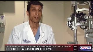 Dr. Pandit of Houston Methodist Commenting on Laser Pointer Safety