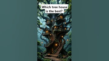 which tree do you like? 🤔#tree #treehouse #ai #fyp #viralshorts #shorts