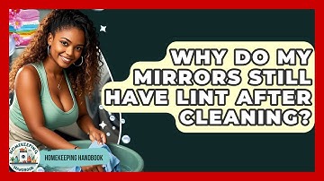 Why Do My Mirrors Still Have Lint After Cleaning? - Homekeeping Handbook