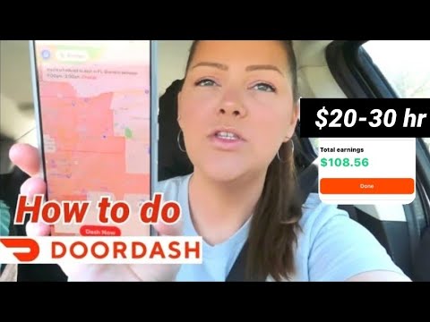DoorDash Driver: How to DoorDash For Beginners !! 