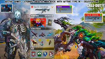 Mythic Ghost - Eternal Siege is now back with Mythic Type 19 - Celestial Ink to wreak all in CODM ☠️