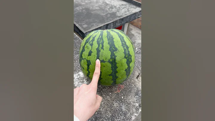 Experiment: Will the watermelon explode when it rolls down in a high-rise building?#shorts