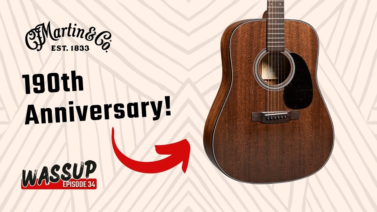 Martin’s New 190th Anniversary Guitar! Wassup at Firehouse Guitars Ep